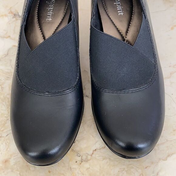 Easy Spirit Catava Comfort Leather Loafer Pumps - Picture 7 of 13